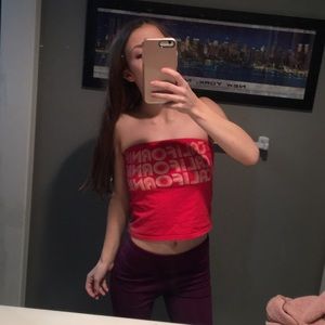 “California” Red Tube top